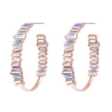 Earrings - Serena Hoops in Rose Gold Unicorn - Melissa Lovy