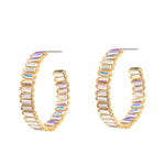 Earrings - Baby Serena Hoops in Gold Unicorn - Melissa Lovy
