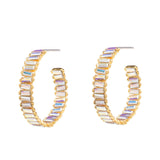 Earrings - Baby Serena Hoops in Gold Unicorn - Melissa Lovy