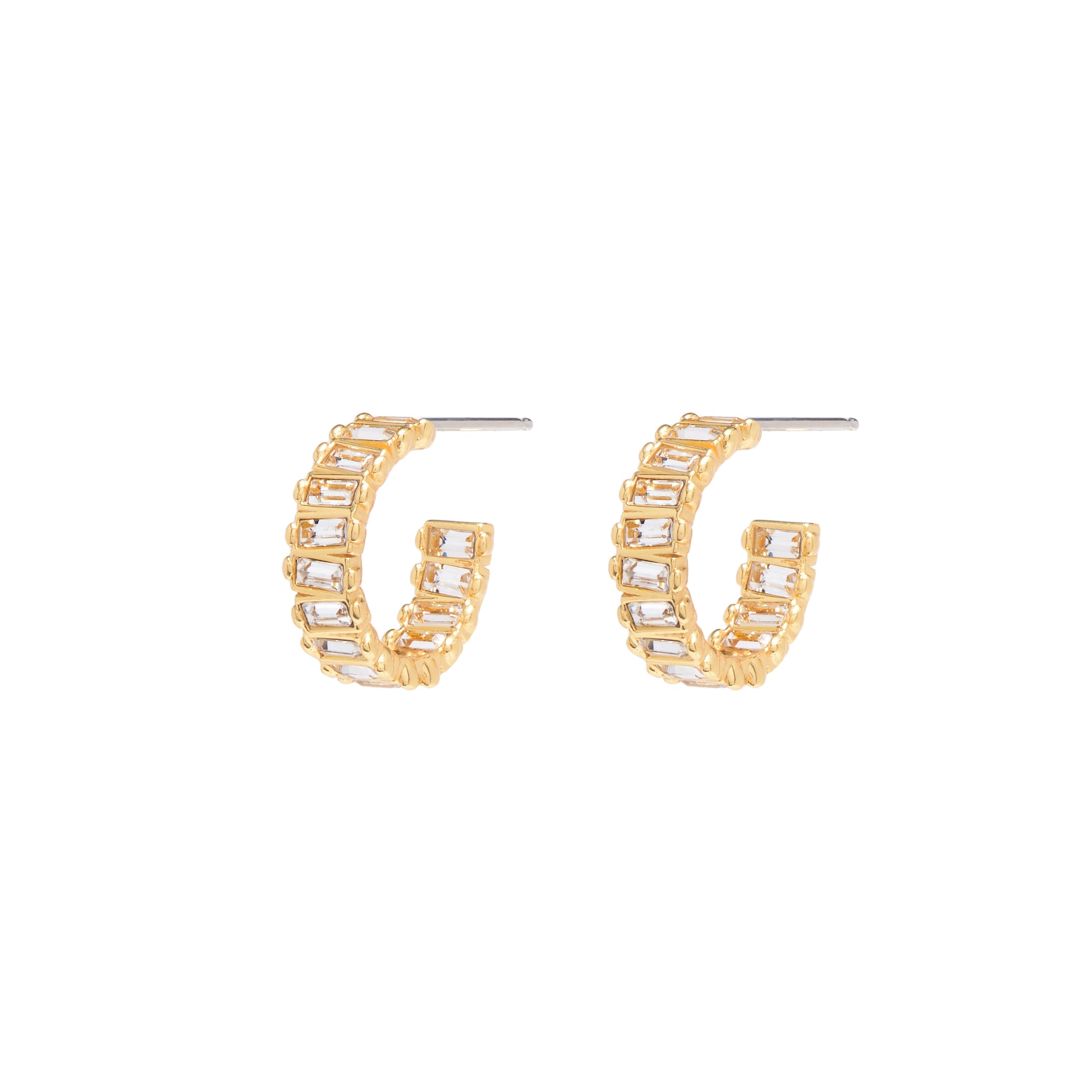 XS Baby Serena Hoops in Gold - Melissa Lovy