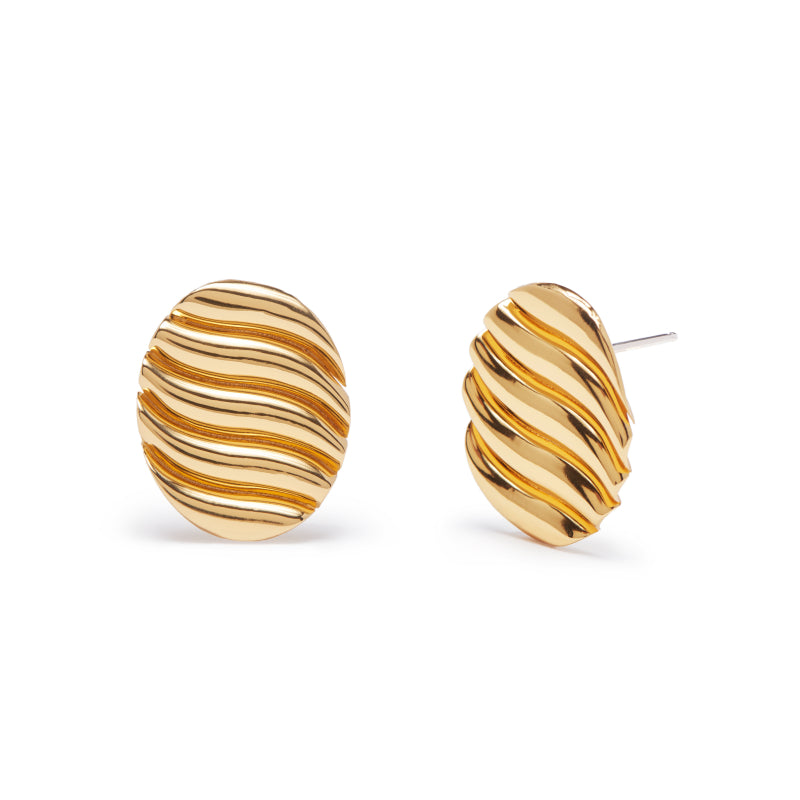 Oceana Studs in Gold - SUMMER SALE!