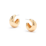 Addison Hoops in Gold - SAMPLE SALE