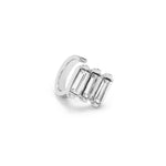 Earrings - Naomi Ear Cuff in Rhodium - Melissa Lovy