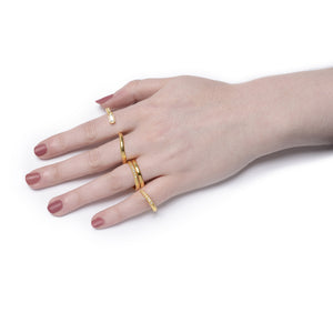 Rings - Selena Ring in Gold - Melissa Lovy