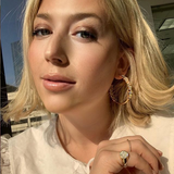 Earrings - Serena Hoops in Rose Gold Unicorn - Melissa Lovy