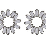 Stella Studs in Ruthenium - FALL SAMPLE SALE!