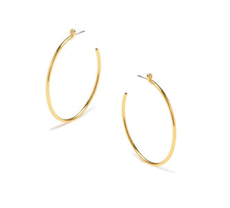 Earrings - Tinsley Hoop in Gold - Melissa Lovy