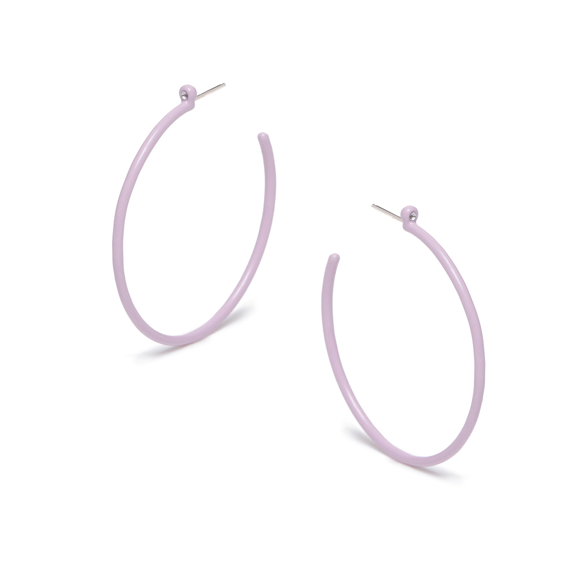 Tinsley Hoops in Lavender - SPRING CLEANING