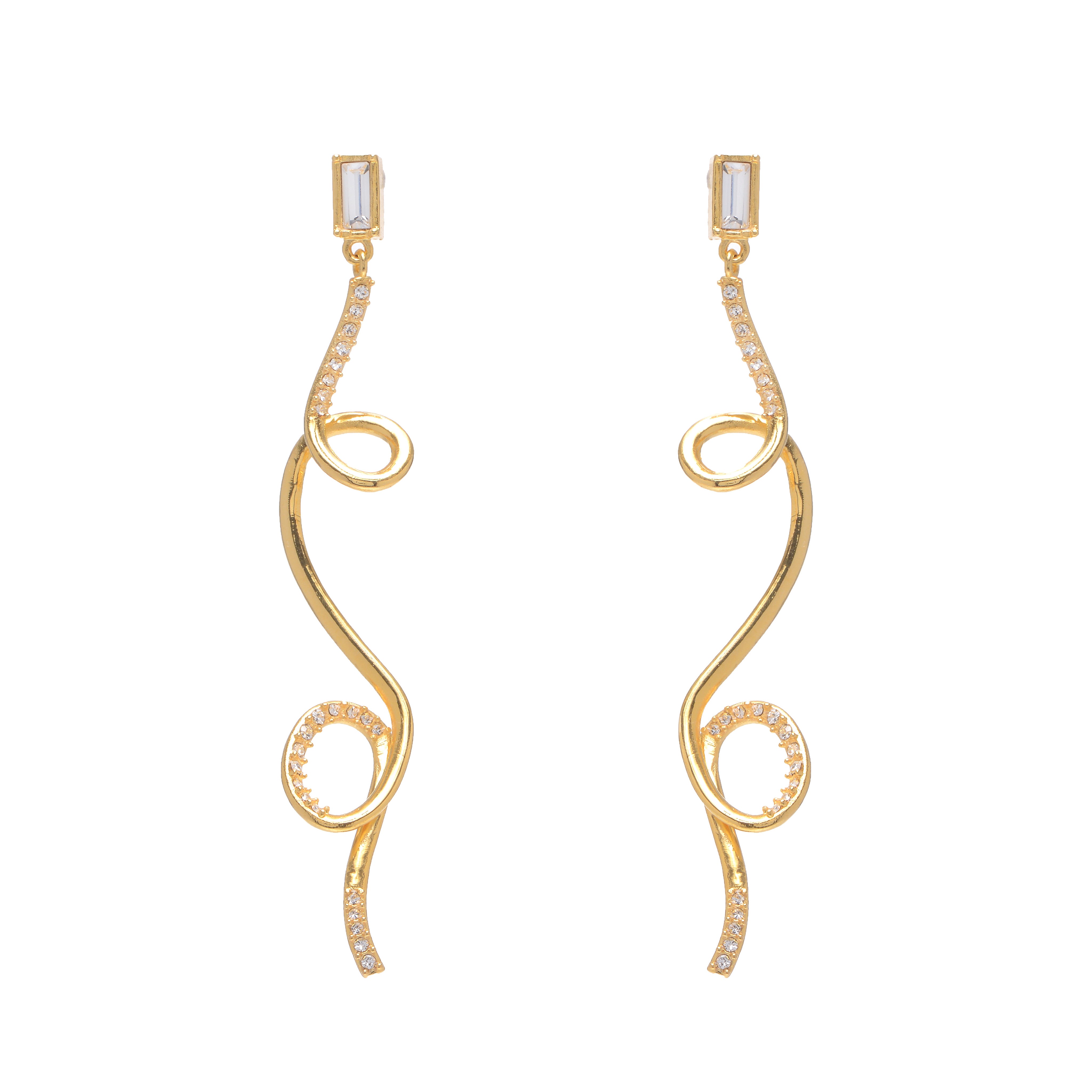 Earrings - Yolanda Earrings in 18K Gold - Melissa Lovy